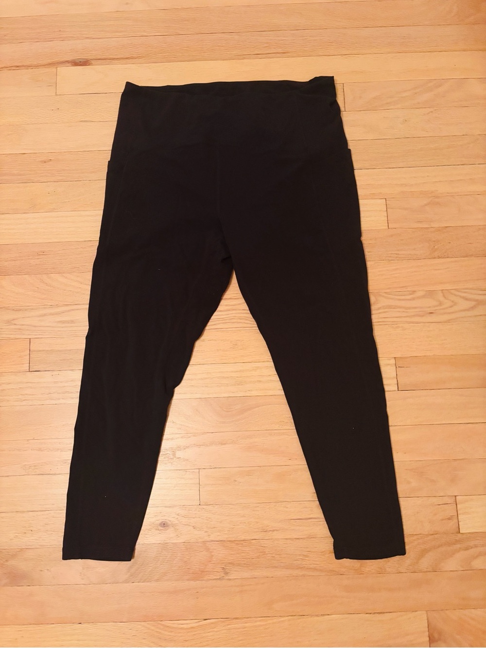 Zella Cropped Leggings with Side Pockets: XL